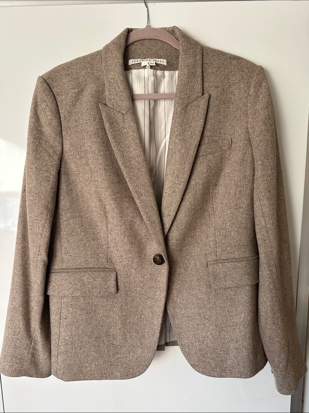Veronica Beard Cutaway Wool Blend Dickey Blazer size 14